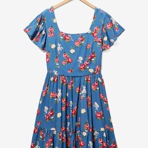 Her Universe x Box Lunch Blue Floral Toy Story Mini Dress